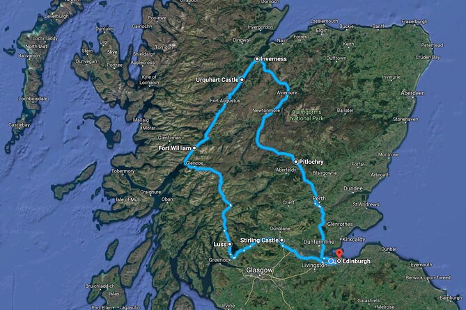 2 Days on the Loch Ness Canal of Caledonia and the Highlands - Fort William and the road through Glencoe