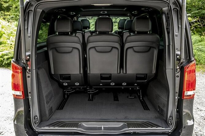 Arrival Transfer Edinburgh Airport EDI to Edinburgh by Minivan - Inside the Mercedes-Benz V Class