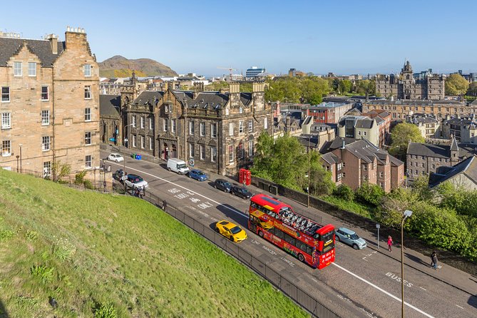 City Sightseeing Edinburgh Hop-On Hop-Off Bus Tour + Kids Go Free - Waterloo Place begins the city circuit