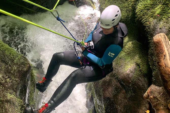 Discover Canyoning in Dollar Glen - A 15-minute walk leads to the first canyon briefing