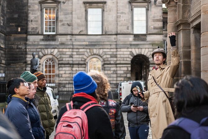Edinburgh Historical Gems Tour with Whisky & Local Flavours - The final approach to Holyroodhouse
