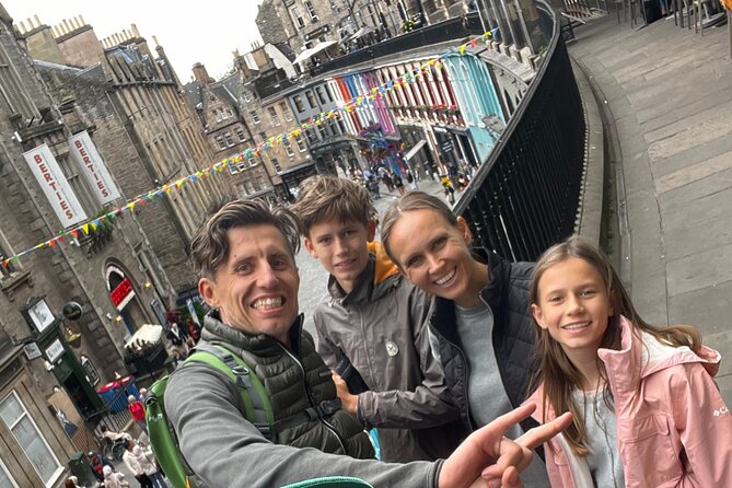 Edinburgh's Amazing Harry Potter Walking Tour - Kids Free! - Edinburgh Castle views and a break from Potter trivia