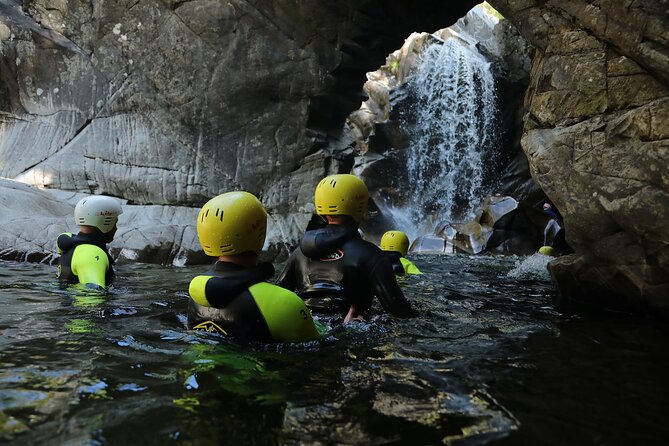Falls of Bruar Canyoning - Entering the waterfalls, pools, and cliffs