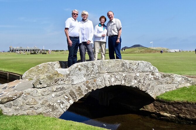 Full Day Tour to St Andrews, Dunfermline & the Fife Coast - Vehicle comfort, pickup, and the eight-hour schedule