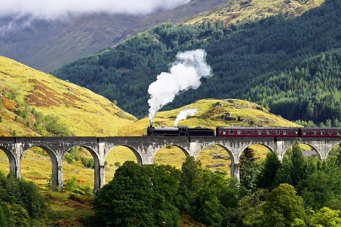 Glenfinnan Viaduct Glencoe and Fort William Tour from Edinburgh - The Commando Monument and Ben Nevis views