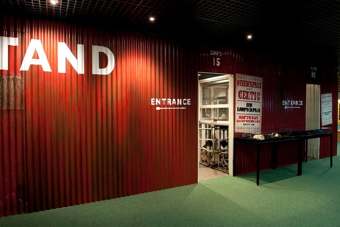 Hampden Park Stadium and Museum Tour - The cup presentation area and trackside access