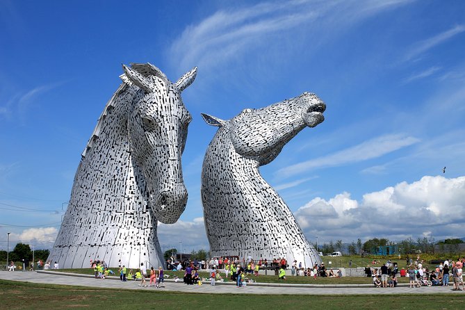 Kelpies and Falkirk Wheel Private Tour for 1 - 4 people from Greater Glasgow - The Kelpies: Scotland’s giant horse heads