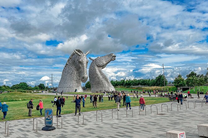 Loch Lomond, The Kelpies and Stirling Castle from Edinburgh - Meeting the Kelpies at The Helix