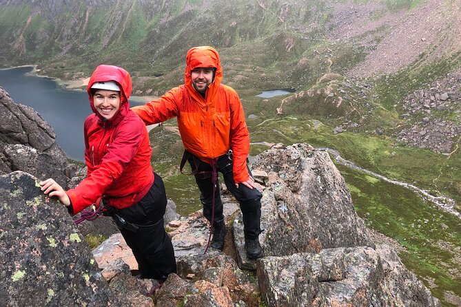 Private Guided Ridge Scrambling Experience in the Cairngorms - What scrambling feels like on the ridge