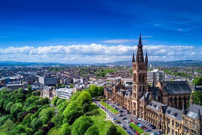 Privately Guided Day Tour of Glasgow in Luxury Minivan - George Square and the city’s civic face