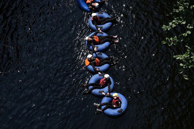 River Tubing in Perthshire - The minibus ride and walk to the river