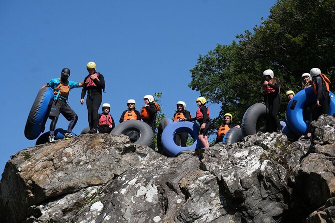River Tubing in Perthshire - Arriving at the Ballinluig base
