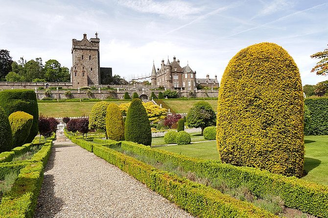 Scottish castles tour - private four castles tour from Edinburgh - Drummond Gardens, with a castle you mostly see from outside