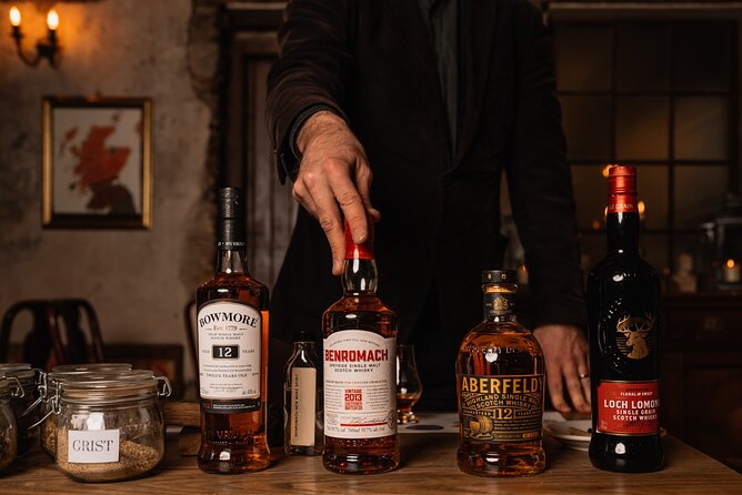 Small Group Edinburgh Whisky Tour and Tasting - Four Scotch regions in one candlelit tasting