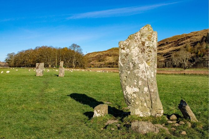 Standing Stones, Inveraray and Kilchurn Castle & Highlands Tour starting Balloch - Loch Awe leads to the ruined walls of Kilchurn Castle