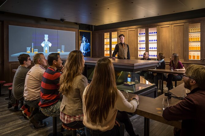 The Scotch Whisky Experience Guided Whisky Tour - An Introduction to Whisky - The final room with more than 3,000 bottles