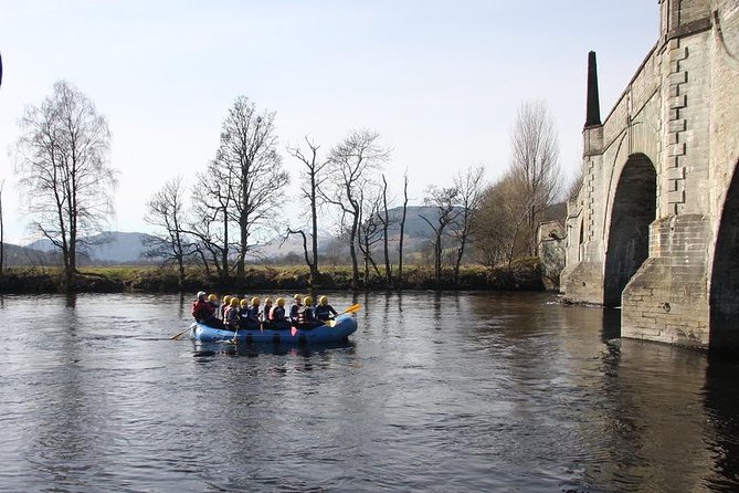 White Water Rafting on the River Tay from Aberfeldy - Grandtully Rapid, the longest challenge